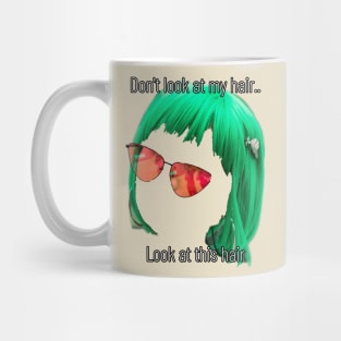 Messy hair day shirt Mug